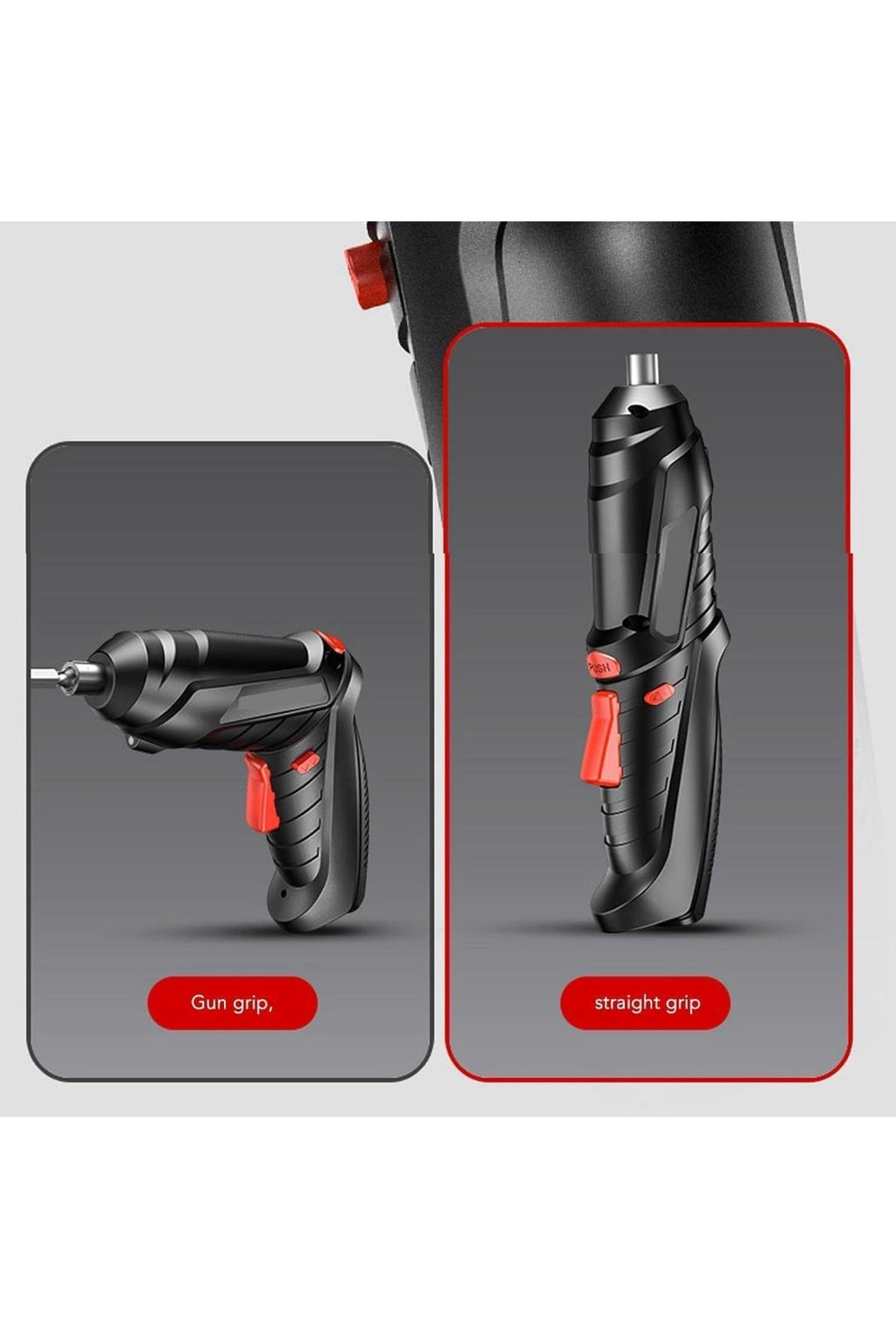 CORDLESS RECHARGEABLE ELECTRIC SCREWDRIVER KIT