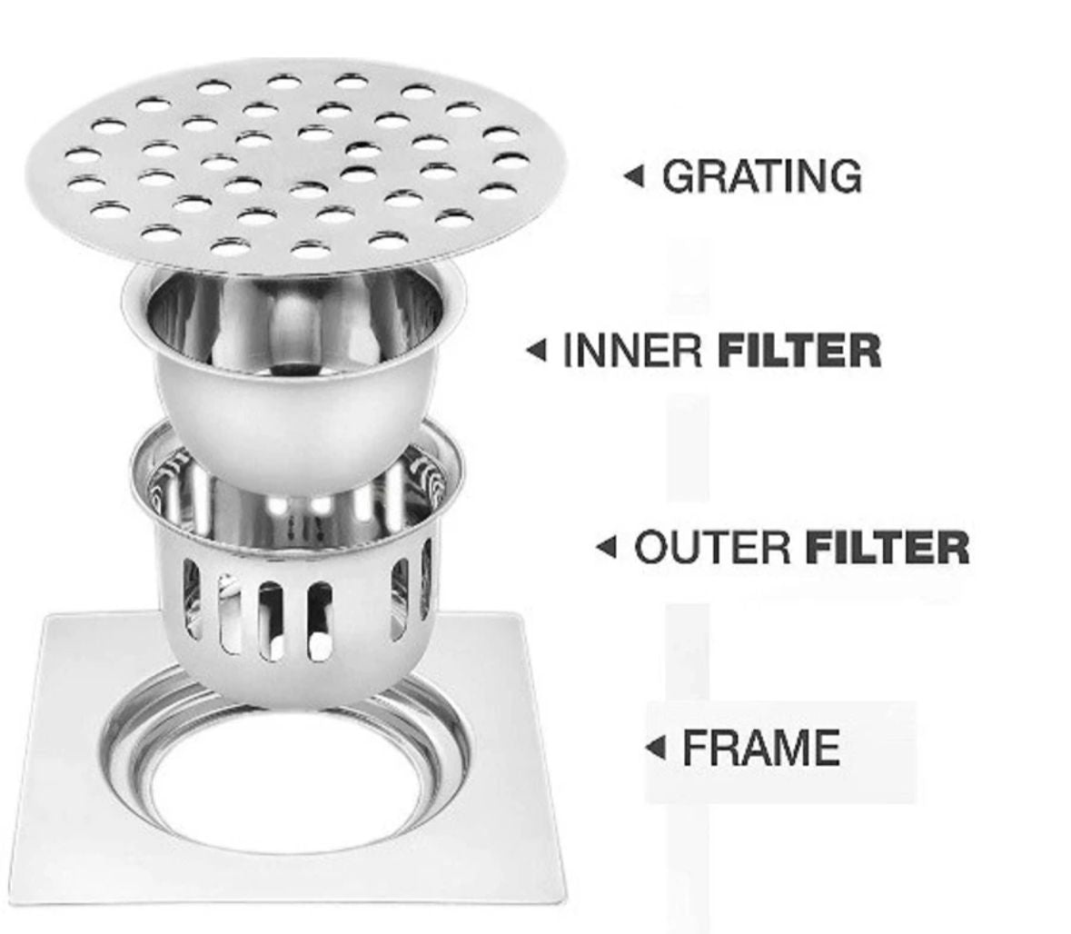 STAINLESS STEEL SINK DRAIN STRAINER FILTER