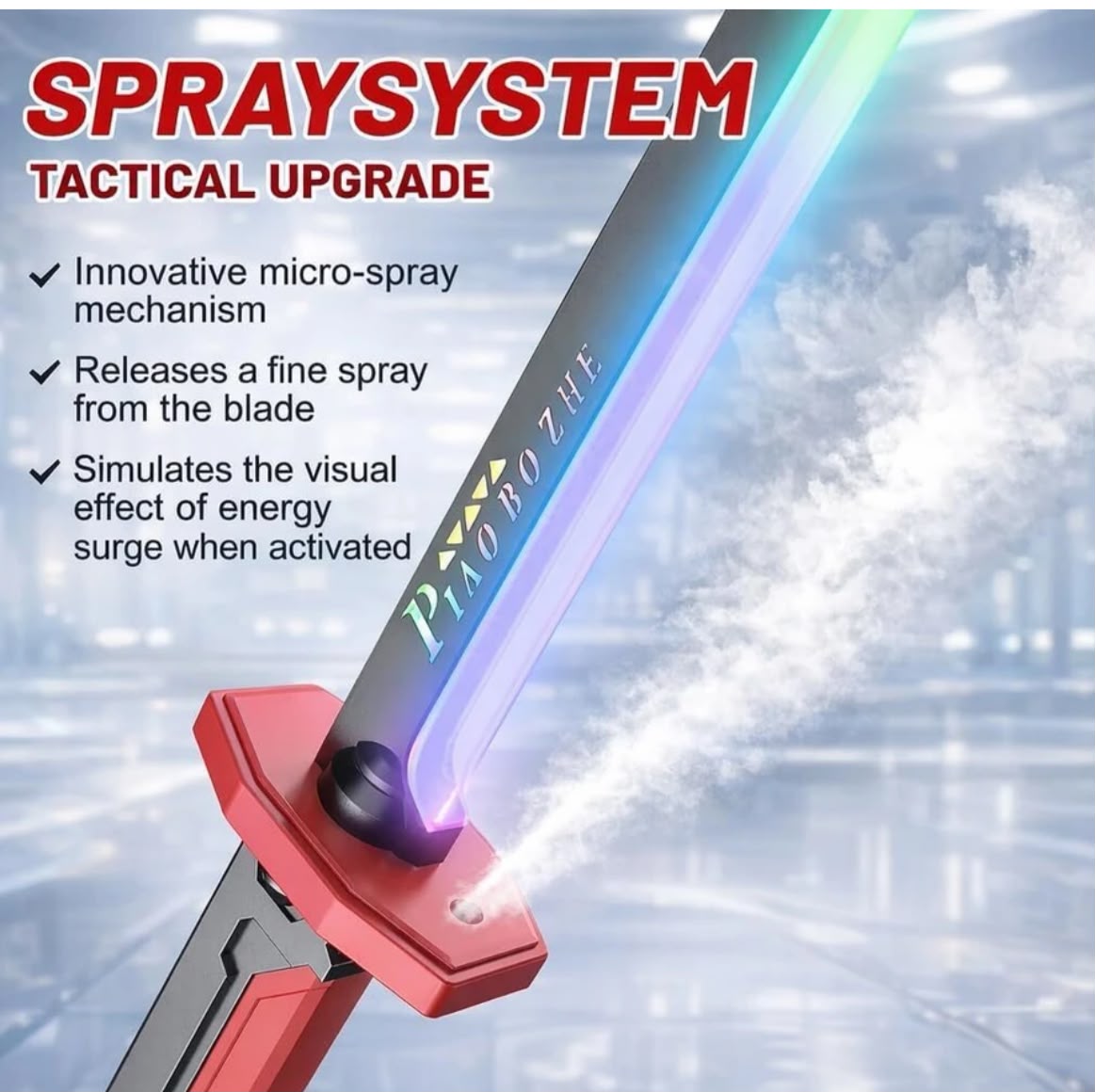 ⚔️ LED LIGHT-UP SPARK EFFECT TOY SWORD