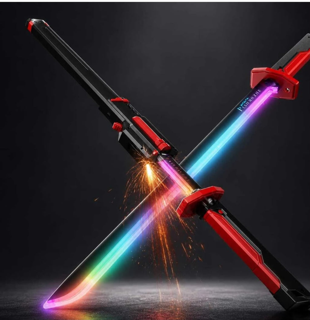 ⚔️ LED LIGHT-UP SPARK EFFECT TOY SWORD