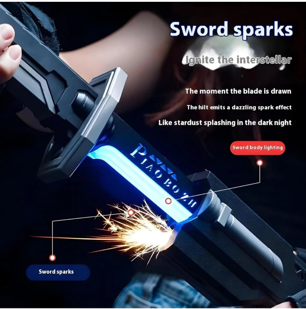 ⚔️ LED LIGHT-UP SPARK EFFECT TOY SWORD
