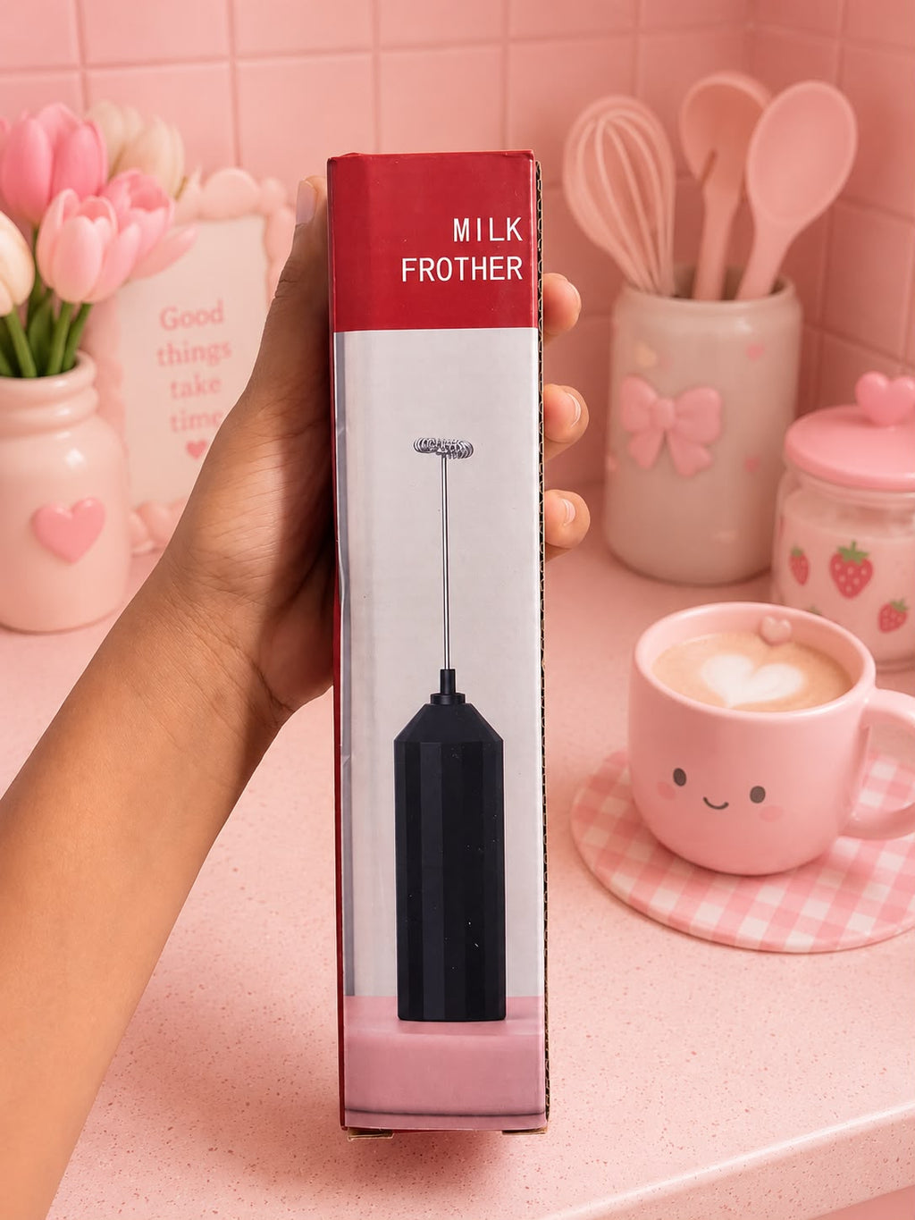 ELECTRIC HANDHELD MILK FROTHER