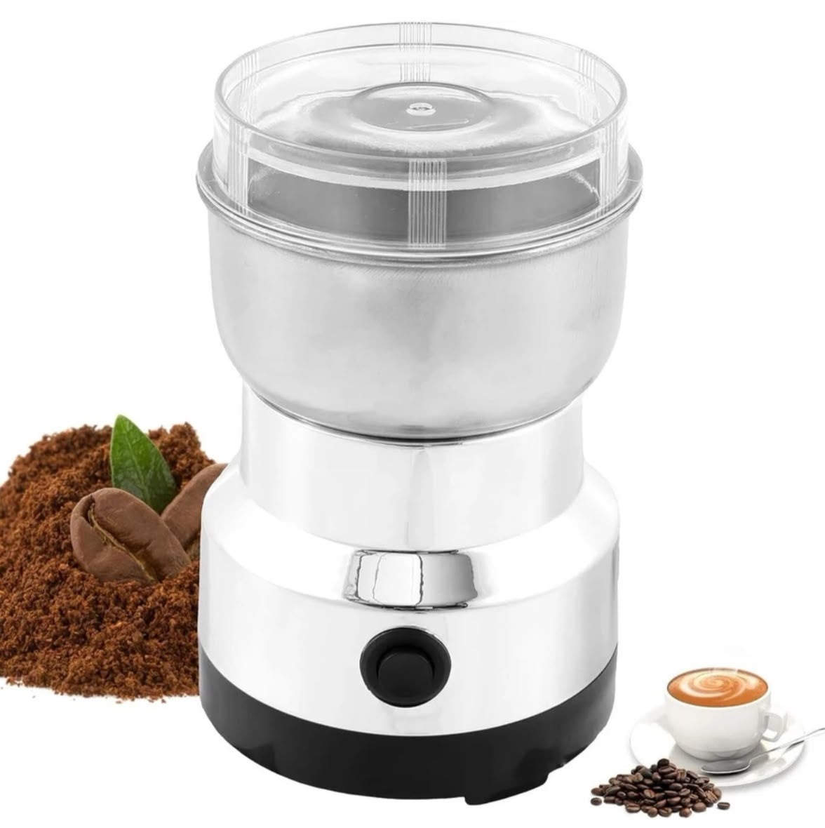 NIMA ELECTRIC STAINLESS STEEL SPICE AND COFFEE BEAN GRINDER