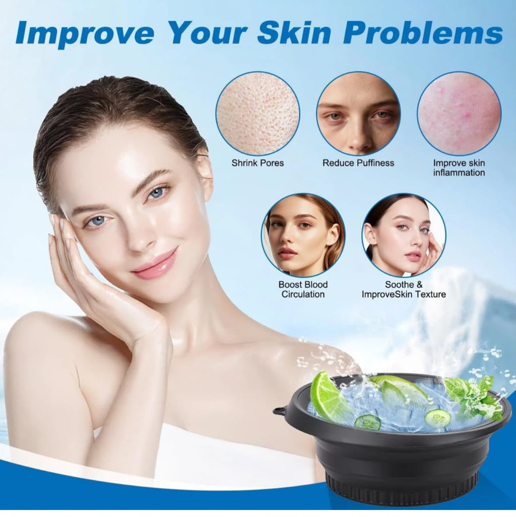 SILICONE CRYOTHERAPY ICE BOWL FOR FACIAL SPA AND SKINCARE REFRESH