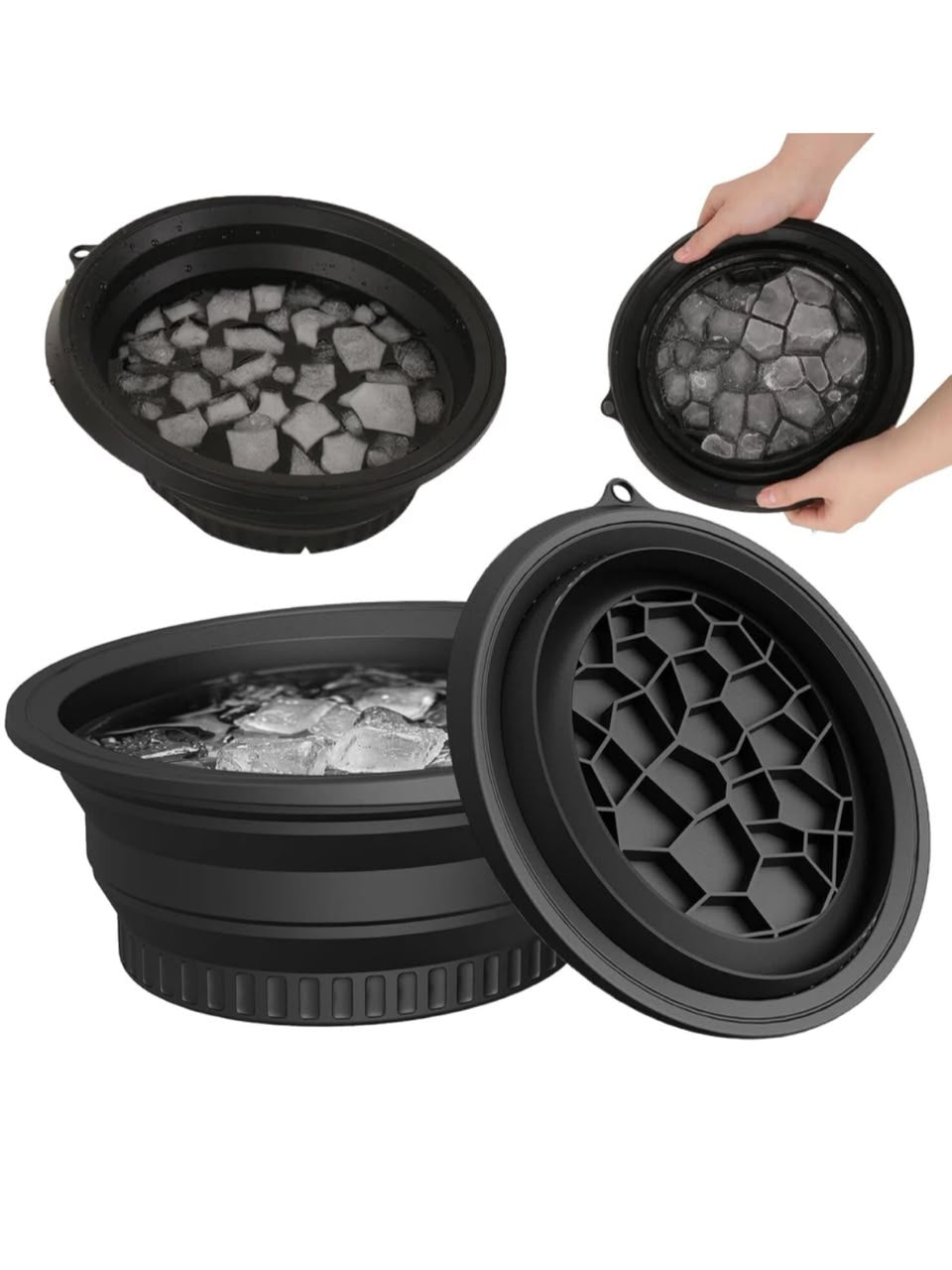 SILICONE CRYOTHERAPY ICE BOWL FOR FACIAL SPA AND SKINCARE REFRESH