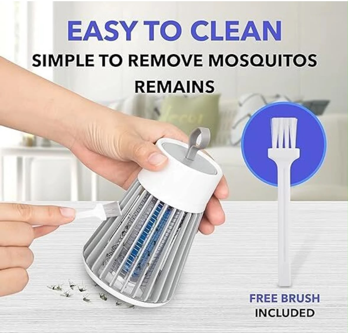 ELECTRONIC INSECT ZAPPER AND LED MOSQUITO KILLER LAMP