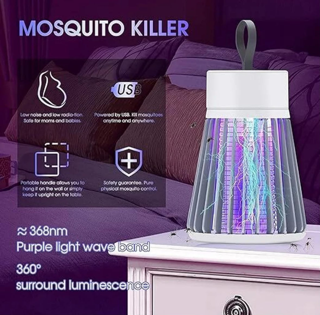 ELECTRONIC INSECT ZAPPER AND LED MOSQUITO KILLER LAMP