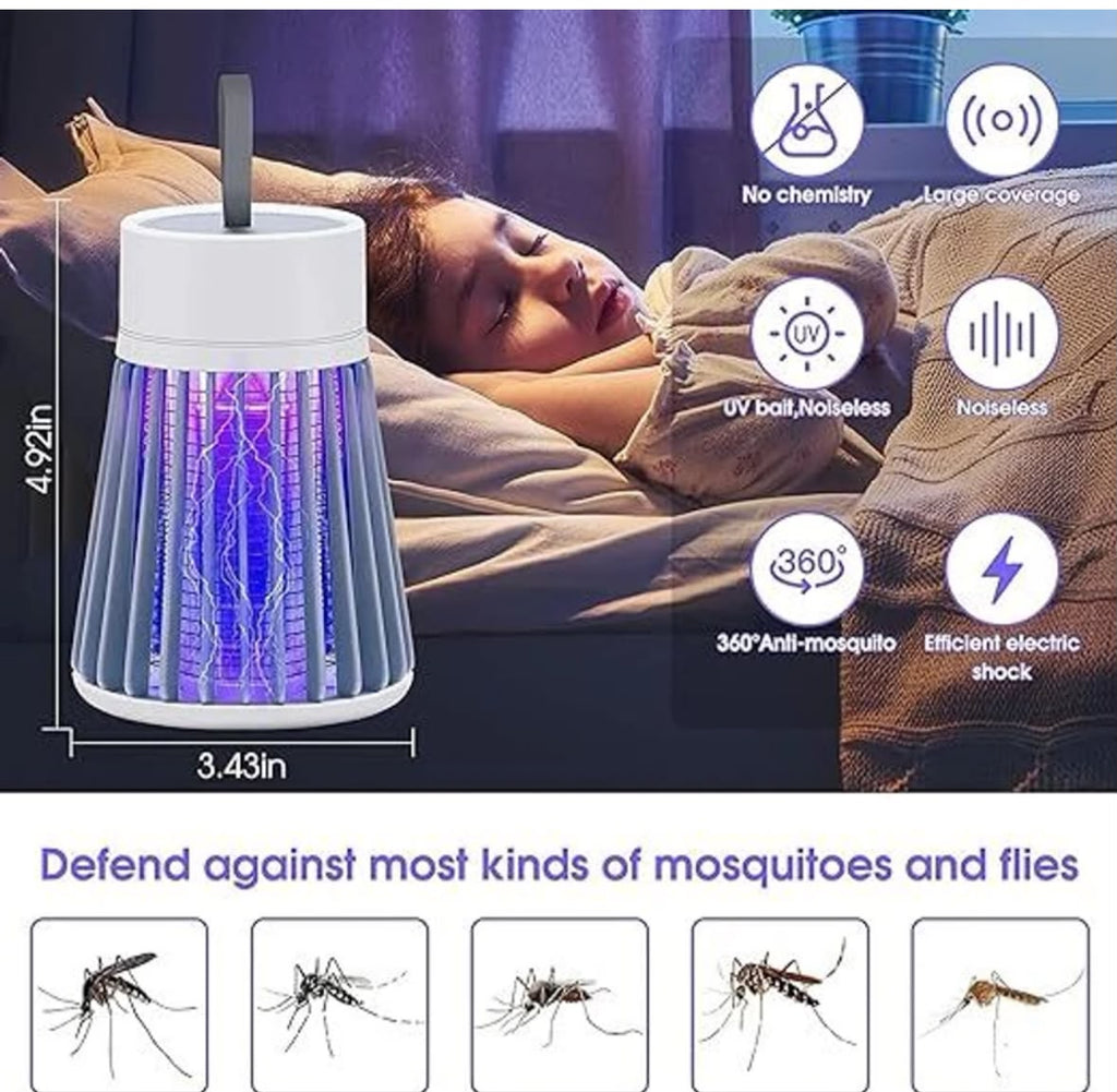 ELECTRONIC INSECT ZAPPER AND LED MOSQUITO KILLER LAMP