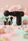 CULT PORTABLE MINI MASSAGE GUN WITH INTERCHANGEABLE HEADS