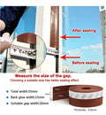 SELF-ADHESIVE WEATHER STRIPPING AND DOOR BOTTOM SEAL STRIP