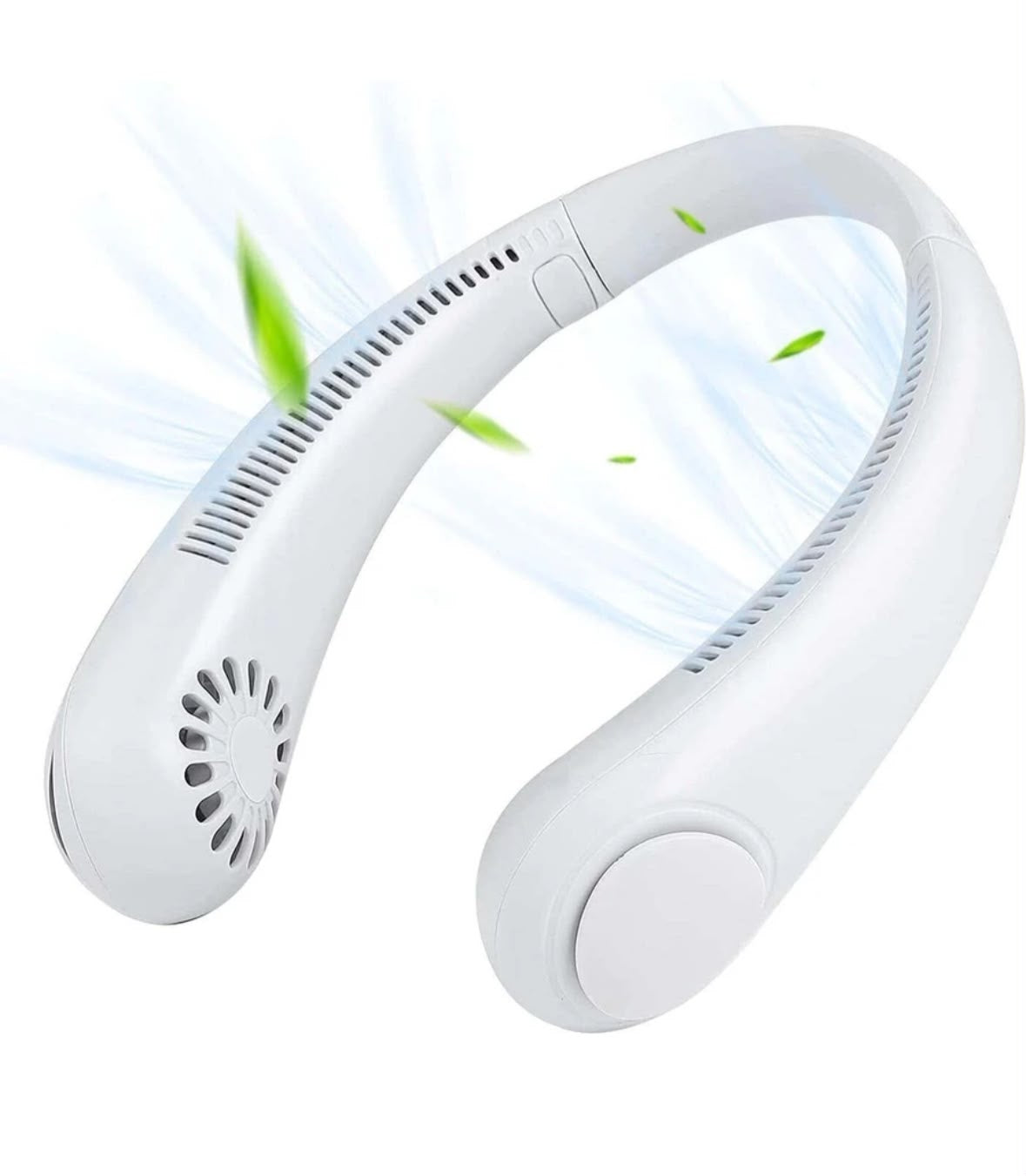 PORTABLE BLADELESS HANGING NECK FAN FOR HANDS-FREE PERSONAL COOLING