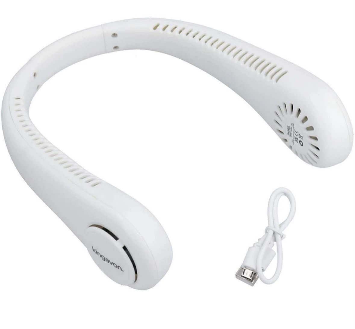 PORTABLE BLADELESS HANGING NECK FAN FOR HANDS-FREE PERSONAL COOLING