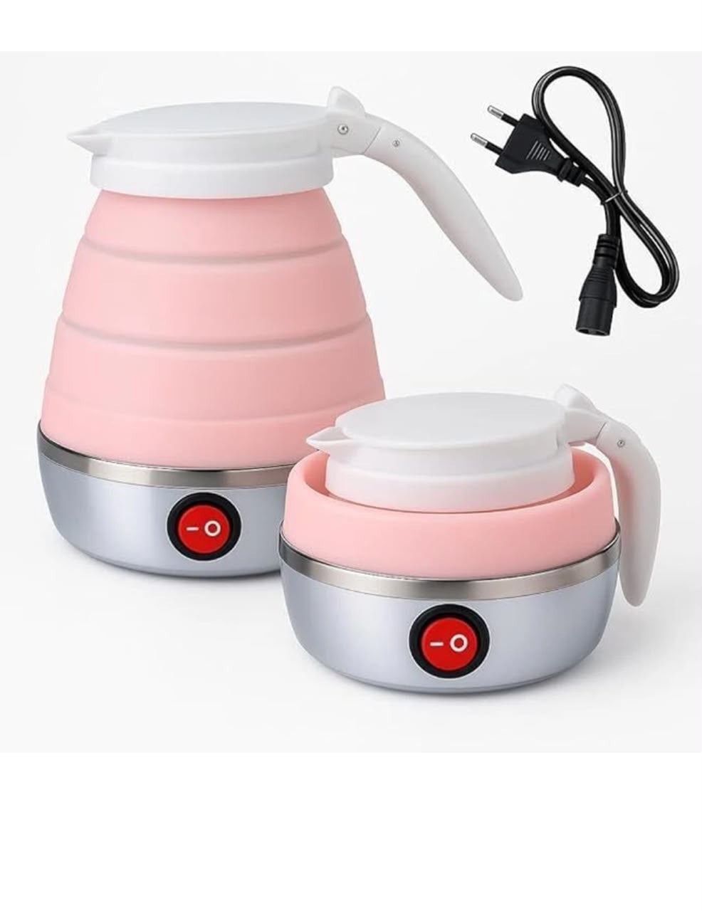 COLLAPSIBLE SILICONE ELECTRIC KETTLE FOR TRAVEL AND HOME