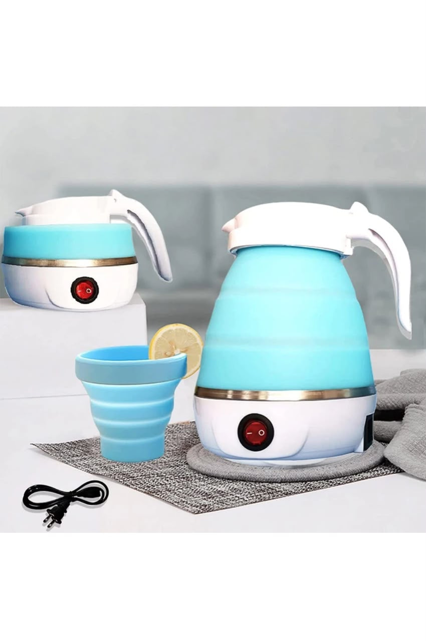 COLLAPSIBLE SILICONE ELECTRIC KETTLE FOR TRAVEL AND HOME