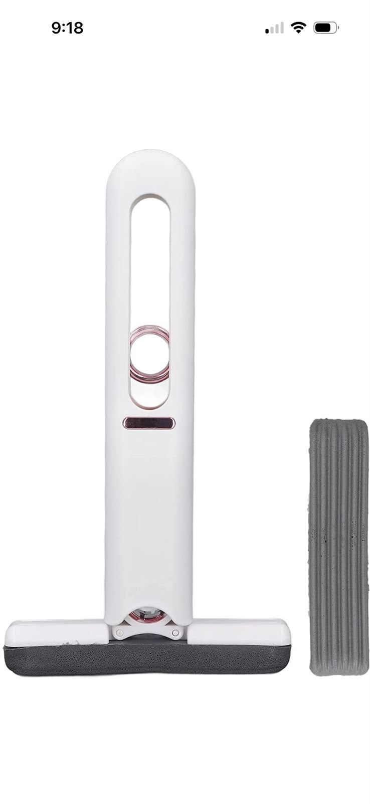PORTABLE MINI SPONGE COTTON MOP FOR SELF-SQUEEZING HAND-FREE CLEANING