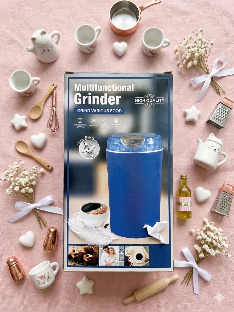 HIGH-QUALITY MULTIFUNCTIONAL ELECTRIC COFFEE AND FOOD GRINDER