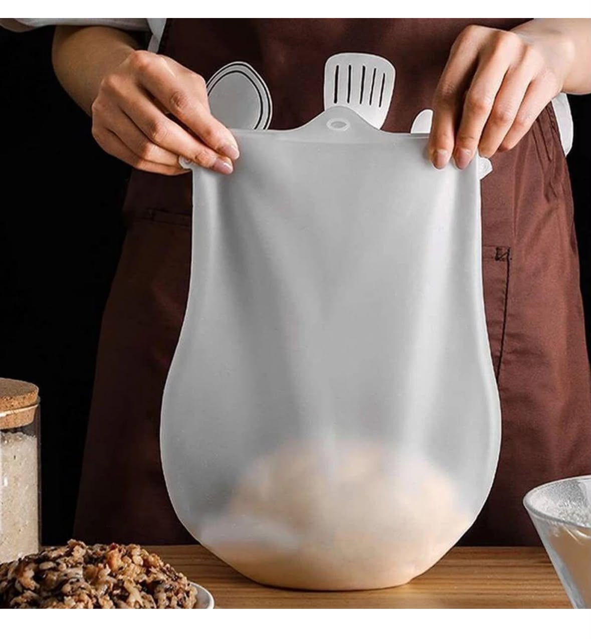 PREMIUM SILICONE KNEADING DOUGH BAG