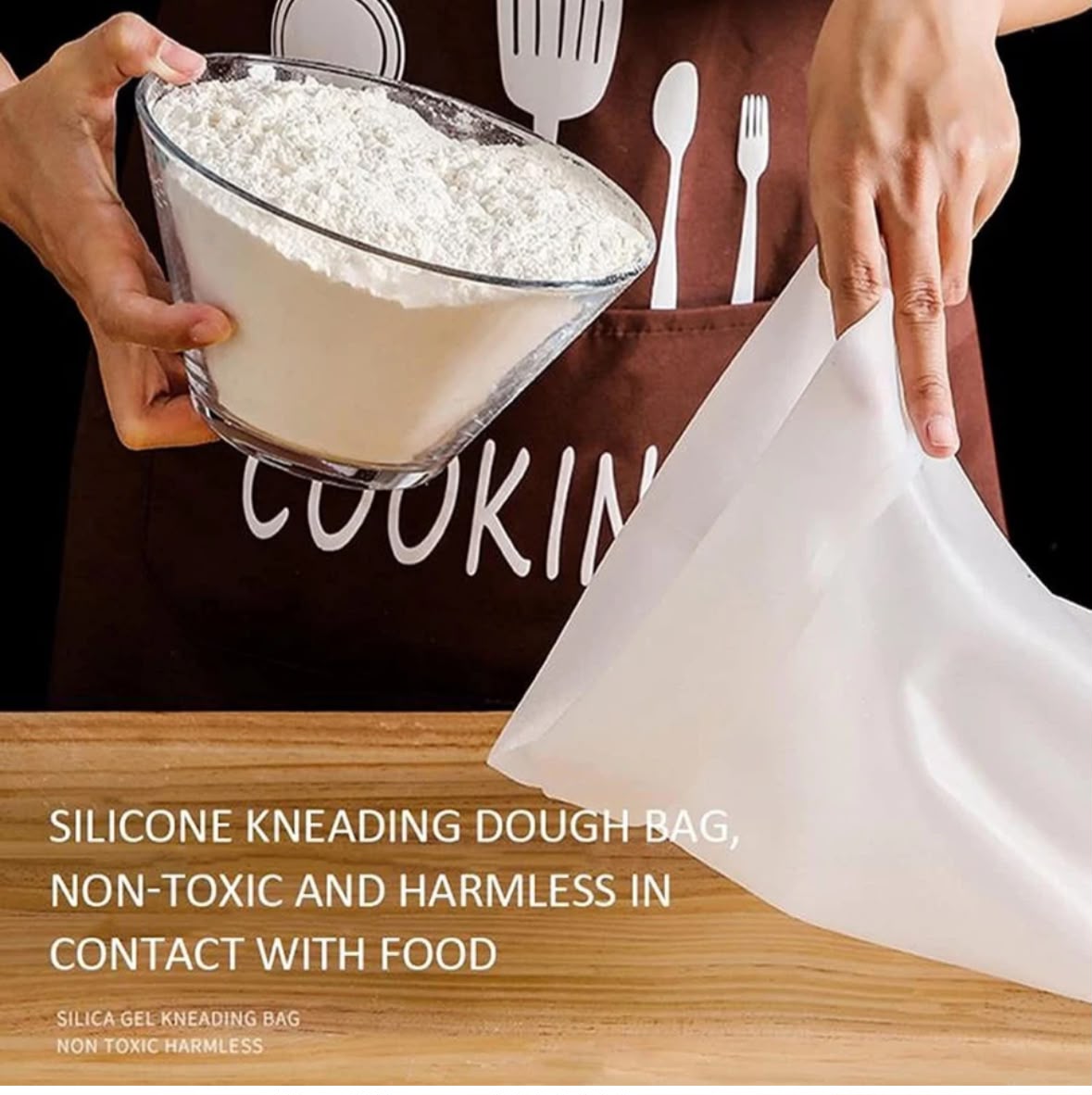 PREMIUM SILICONE KNEADING DOUGH BAG