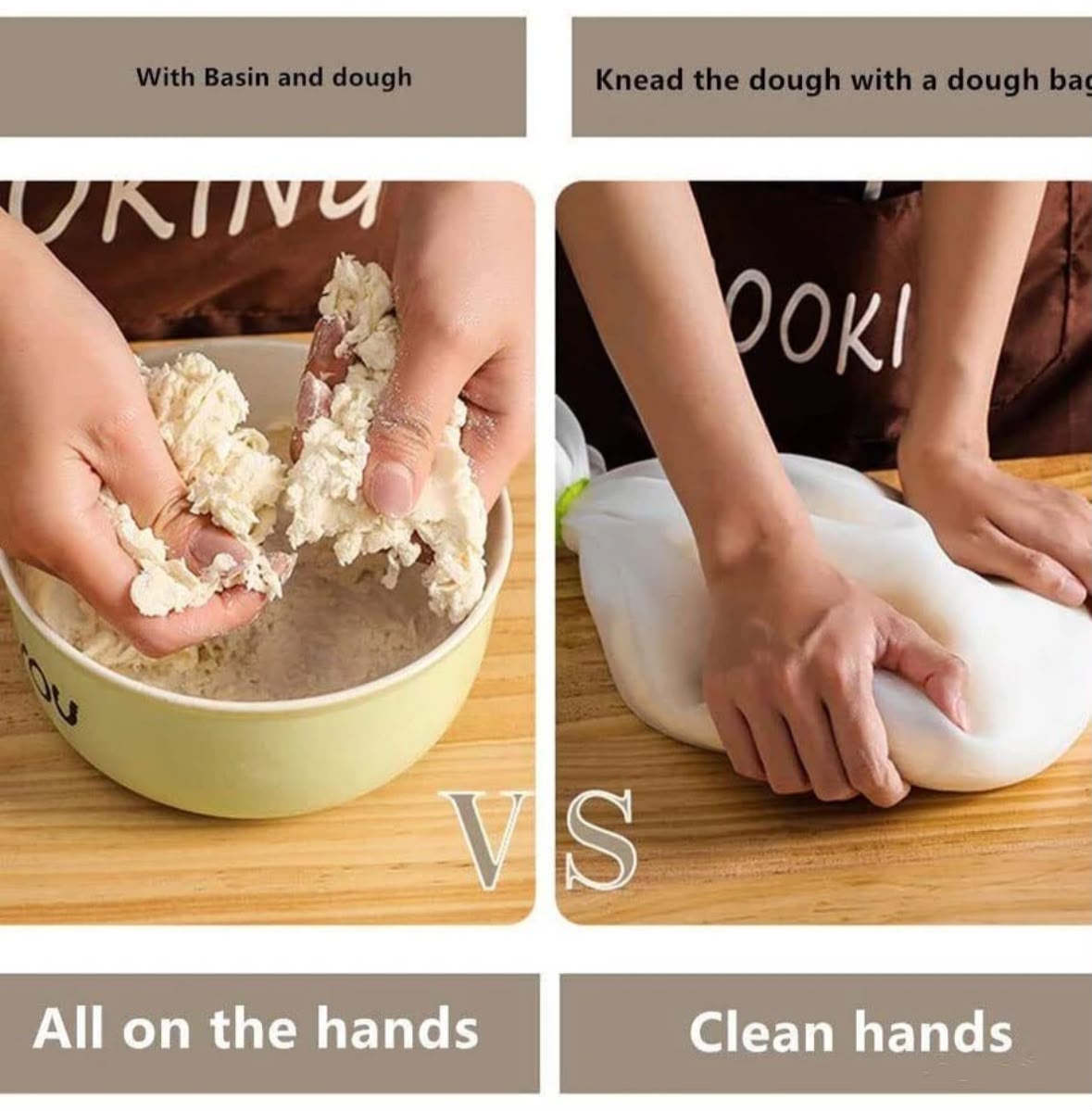 PREMIUM SILICONE KNEADING DOUGH BAG