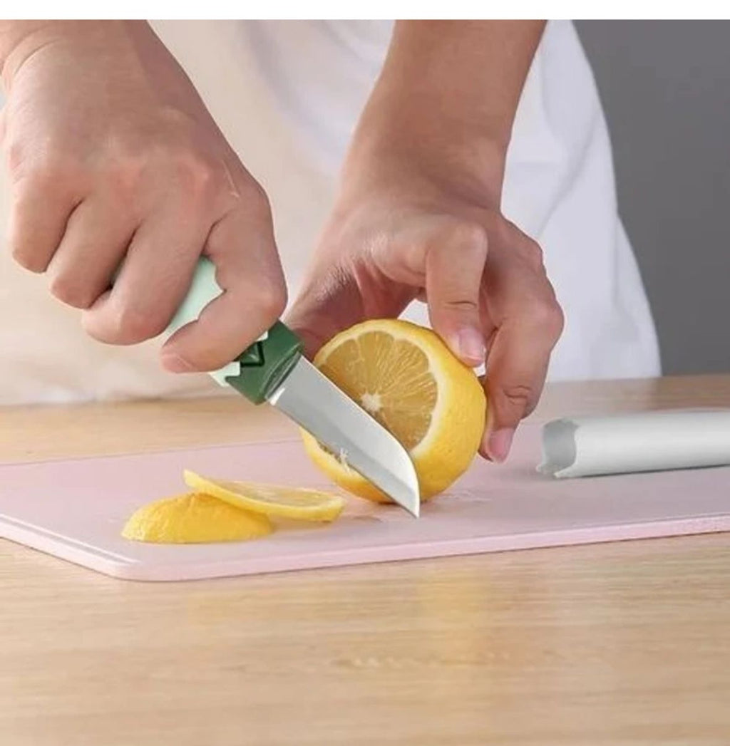 MULTI-FUNCTIONAL 2-IN-1 FRUIT KNIFE AND VEGETABLE PEELER SET
