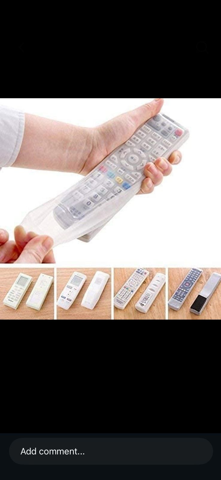 UNIVERSAL SILICONE REMOTE CONTROL PROTECTIVE COVER