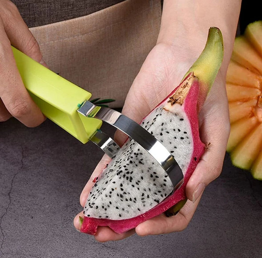 MULTIFUNCTIONAL 4-IN-1 STAINLESS STEEL FRUIT BALL SCOOPER AND CARVING TOOL SET