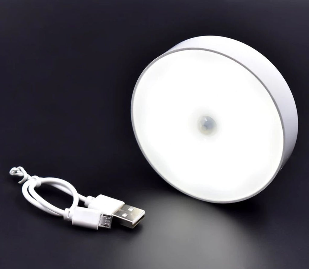 SMART RECHARGEABLE LED MOTION SENSOR NIGHT LIGHT – AUTOMATIC INDUCTION WALL LAMP