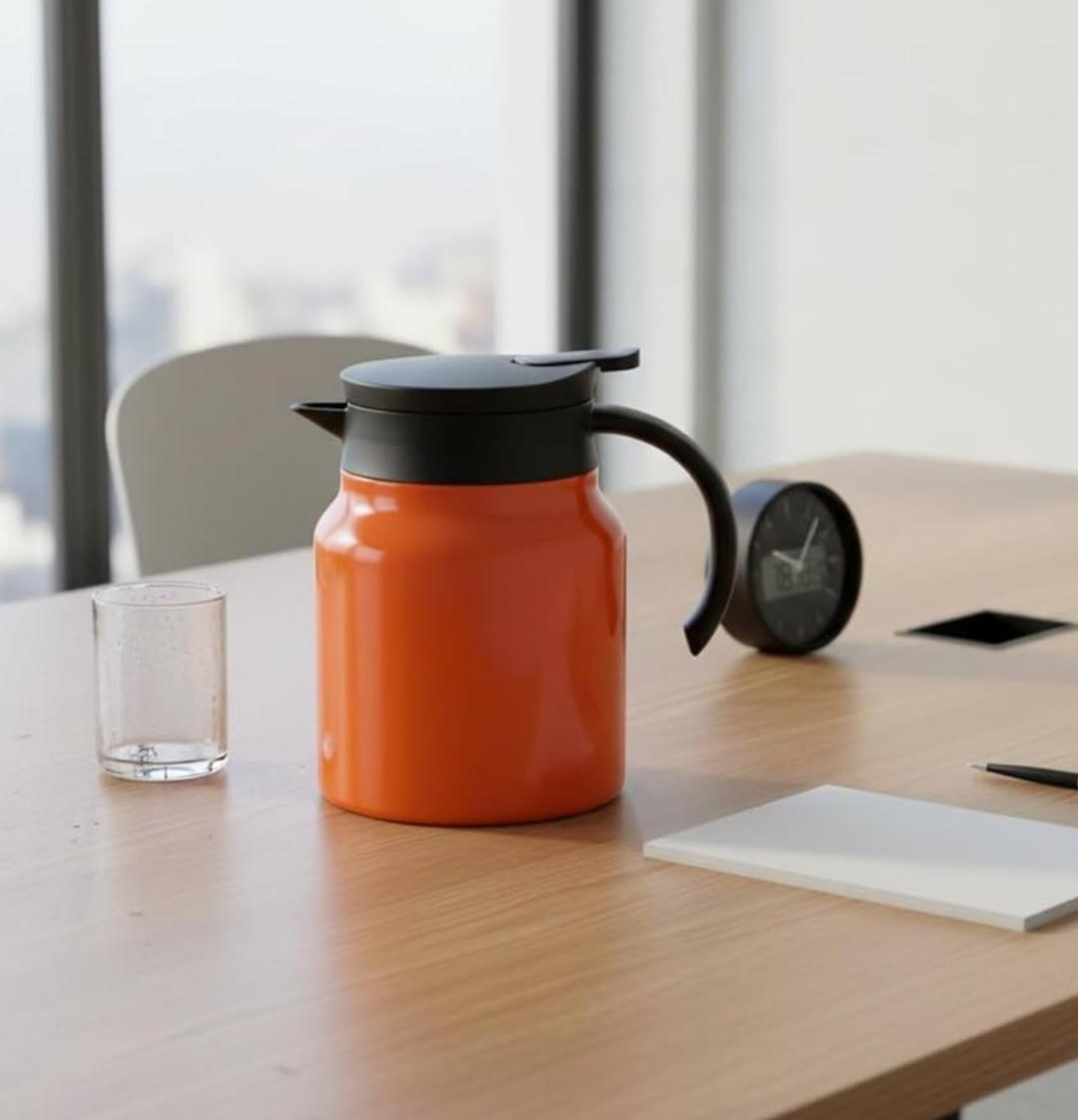 INSULATED THERMAL COFFEE CARAFE AND TEA POT