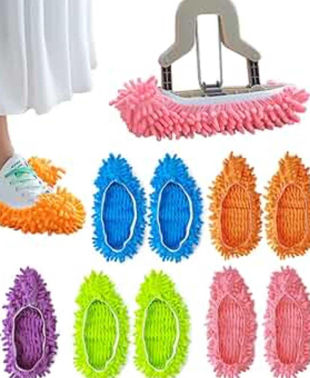 MICROFIBER MOP SLIPPER SHOES COVERS