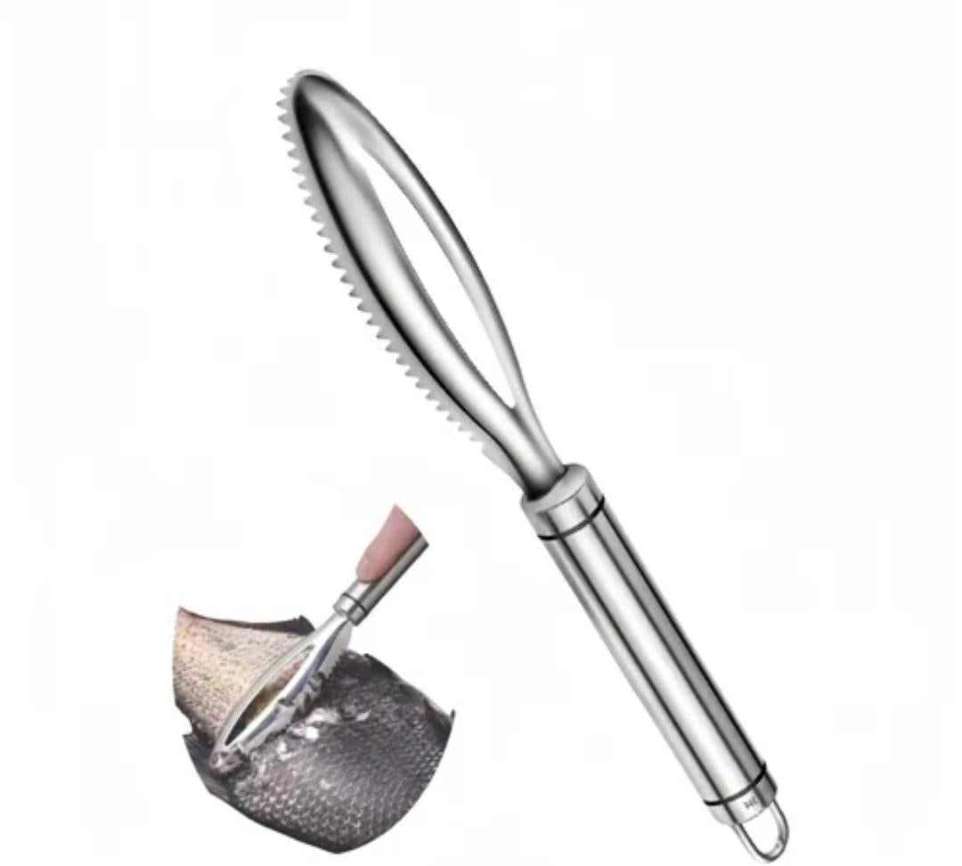STAINLESS STEEL FISH SCALE REMOVER AND SCRAPER