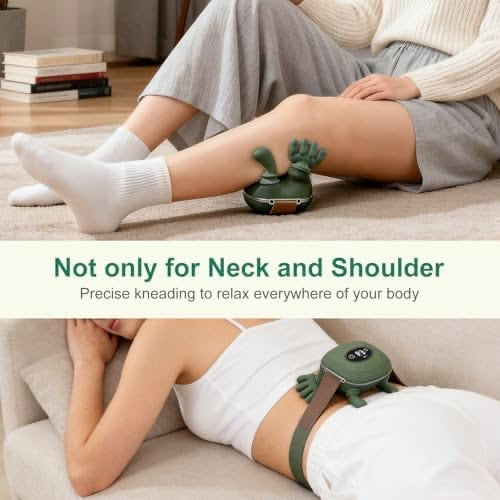 SMART HAND-SHAPED ELECTRIC MASSAGER FOR NECK, SHOULDER & FULL BODY RELIEF