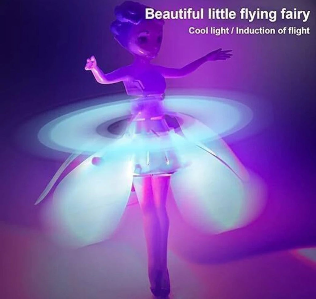 MAGIC FLYING PRINCESS DOLL – INFRARED INDUCTION CONTROLLED FLYING FAIRY TOY WITH LED LIGHTS FOR KIDS