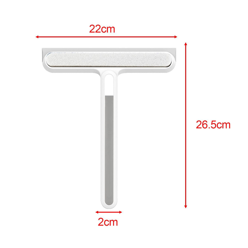 2-IN-1 WINDOW SQUEEGEE AND GROOVE CLEANING BRUSH SET – MULTIPURPOSE HANDHELD GLASS SCRUBBER AND GAP CLEANER TOOL FOR BATHROOM, TILES, AND CAR WINDOWS