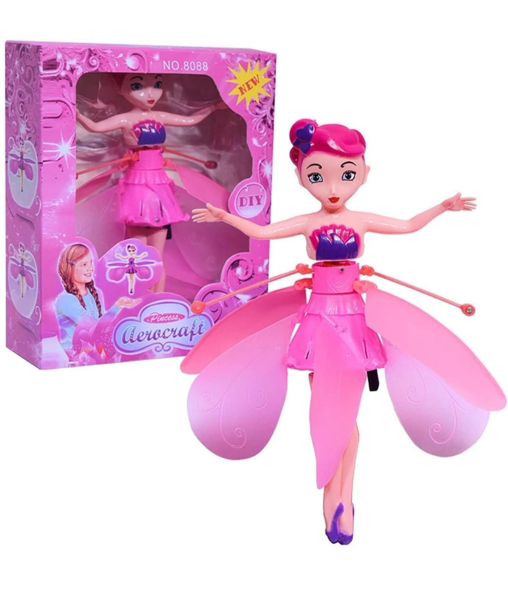 MAGIC FLYING PRINCESS DOLL – INFRARED INDUCTION CONTROLLED FLYING FAIRY TOY WITH LED LIGHTS FOR KIDS