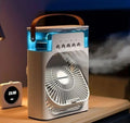 PORTABLE 3-IN-1 AIR COOLER FAN WITH HUMIDIFIER & LED LIGHT