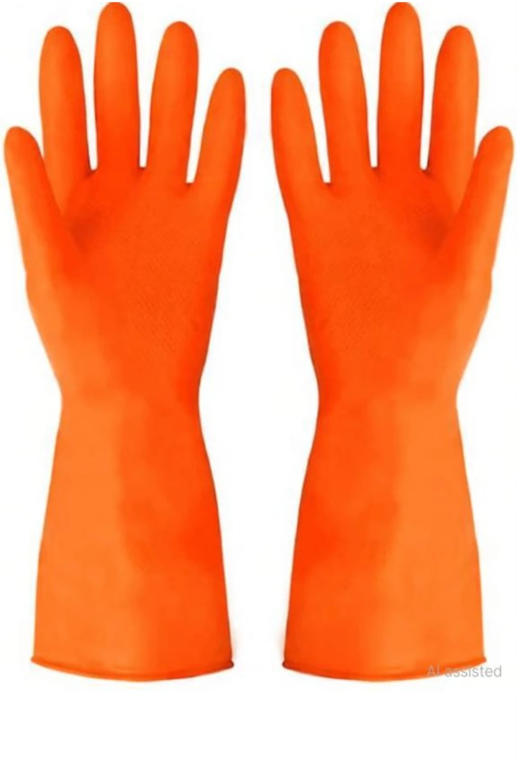 PREMIUM WATERPROOF RUBBER CLEANING GLOVES – REUSABLE MULTIPURPOSE HOUSEHOLD LATEX GLOVES WITH NON-SLIP GRIP FOR DISHWASHING, LAUNDRY, AND KITCHEN CLEANING