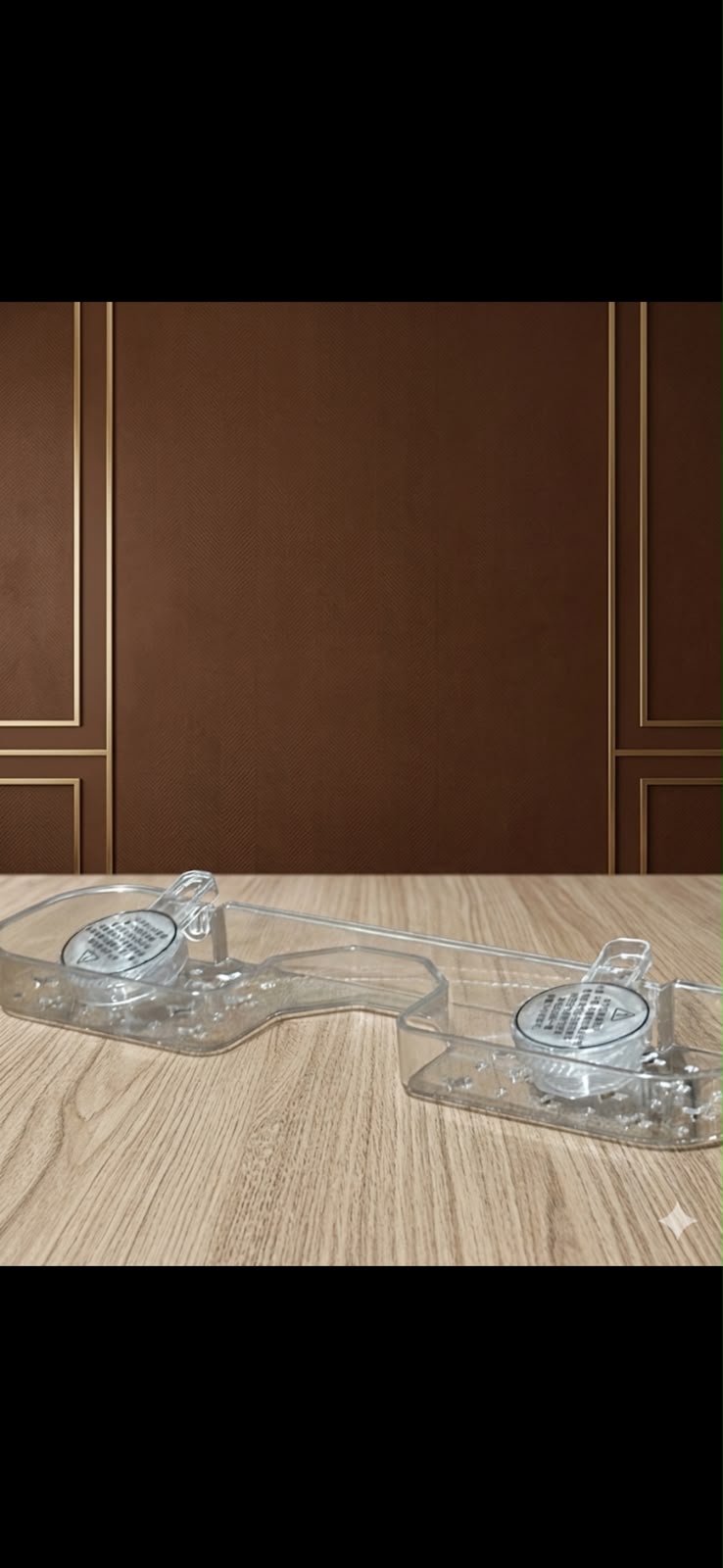 PREMIUM CLEAR ACRYLIC SINK-BRIDGE STORAGE TRAY – OVER-THE-SINK SPACE-SAVING VANITY ORGANIZER WITH SUCTION CUPS