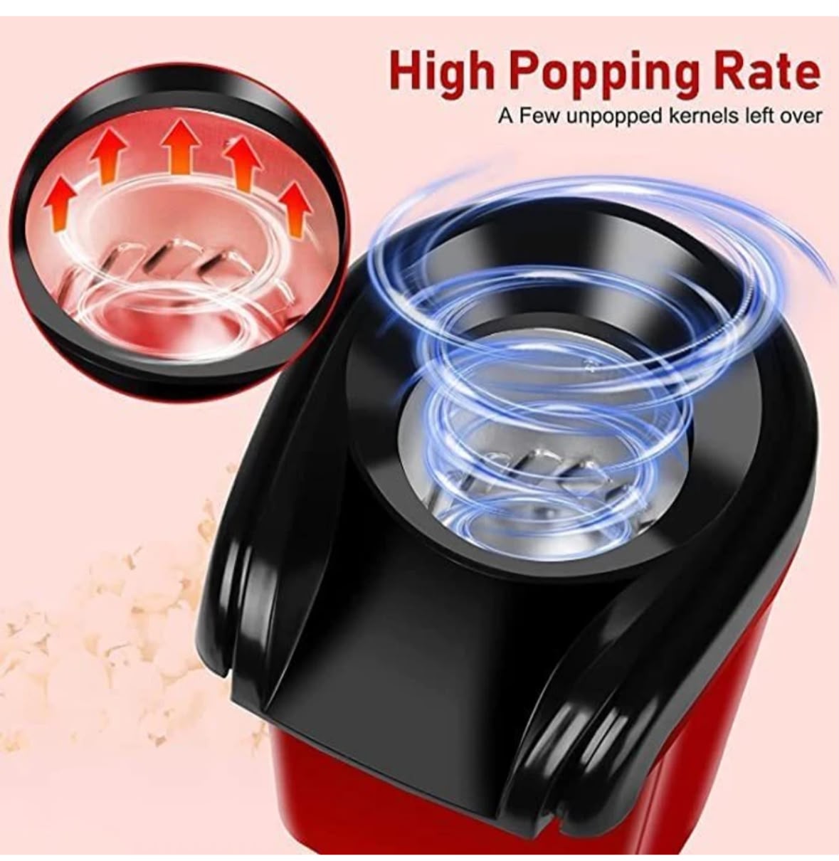 ELECTRIC POPCORN MAKER MACHINE – QUICK & EASY SNACK MAKER