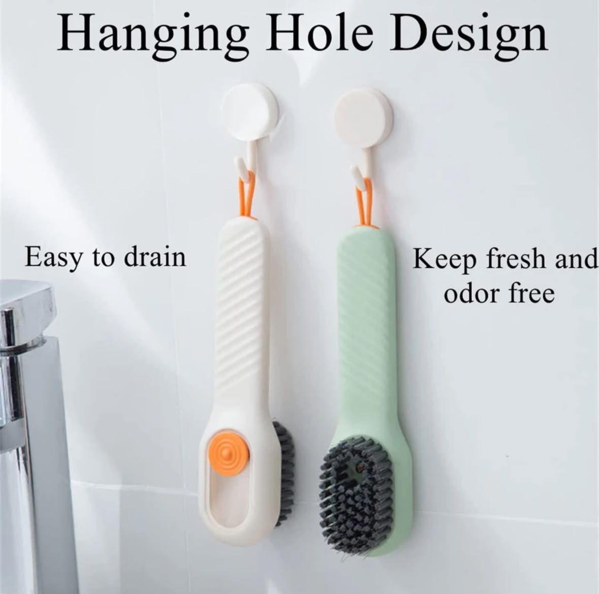 MULTIFUNCTIONAL LIQUID DISPENSING SHOE CLEANING BRUSH – ERGONOMIC SOFT-BRISTLE SCRUBBER FOR SHOES, CLOTHES, AND HOUSEHOLD CLEANING