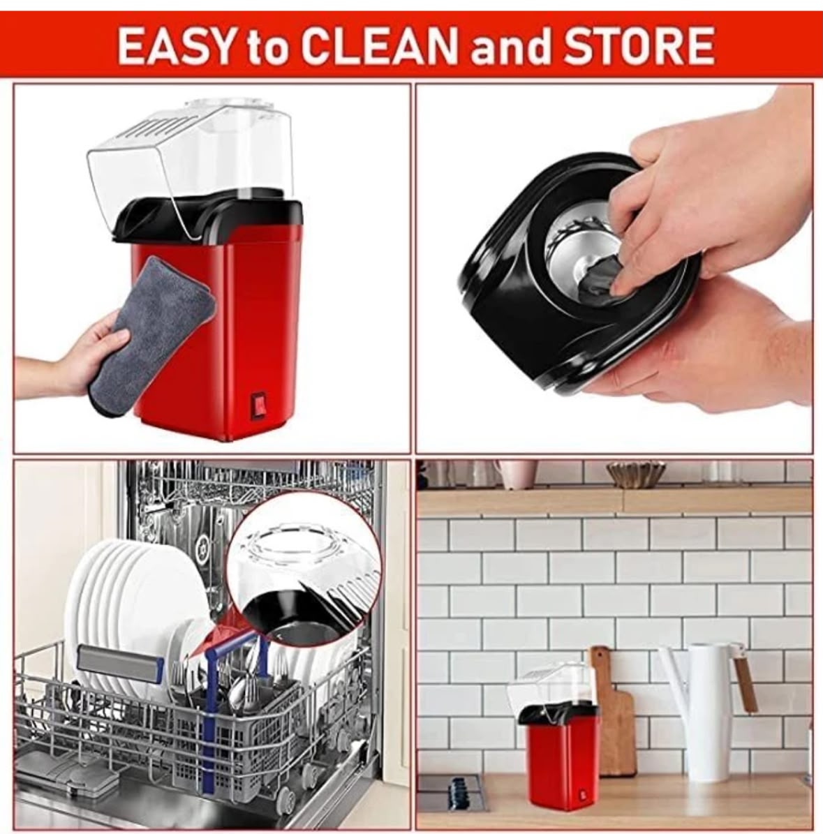ELECTRIC POPCORN MAKER MACHINE – QUICK & EASY SNACK MAKER