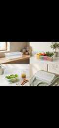6 PCS FRIDGE STORAGE BOX SET