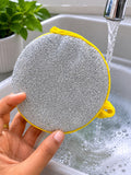 10-PIECE DOUBLE-SIDED MULTIPURPOSE DISHWASHING SPONGE SET – SCRATCH-FREE WIRE MESH AND SOFT MICROFIBER SCRUBBER PADS FOR KITCHEN AND HOUSEHOLD CLEANING